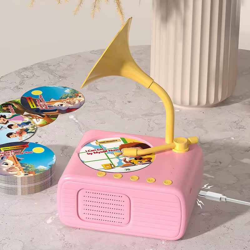 StoryTunes Junior – Children’s Phonograph Music & Story Player with 96 Learning Cards