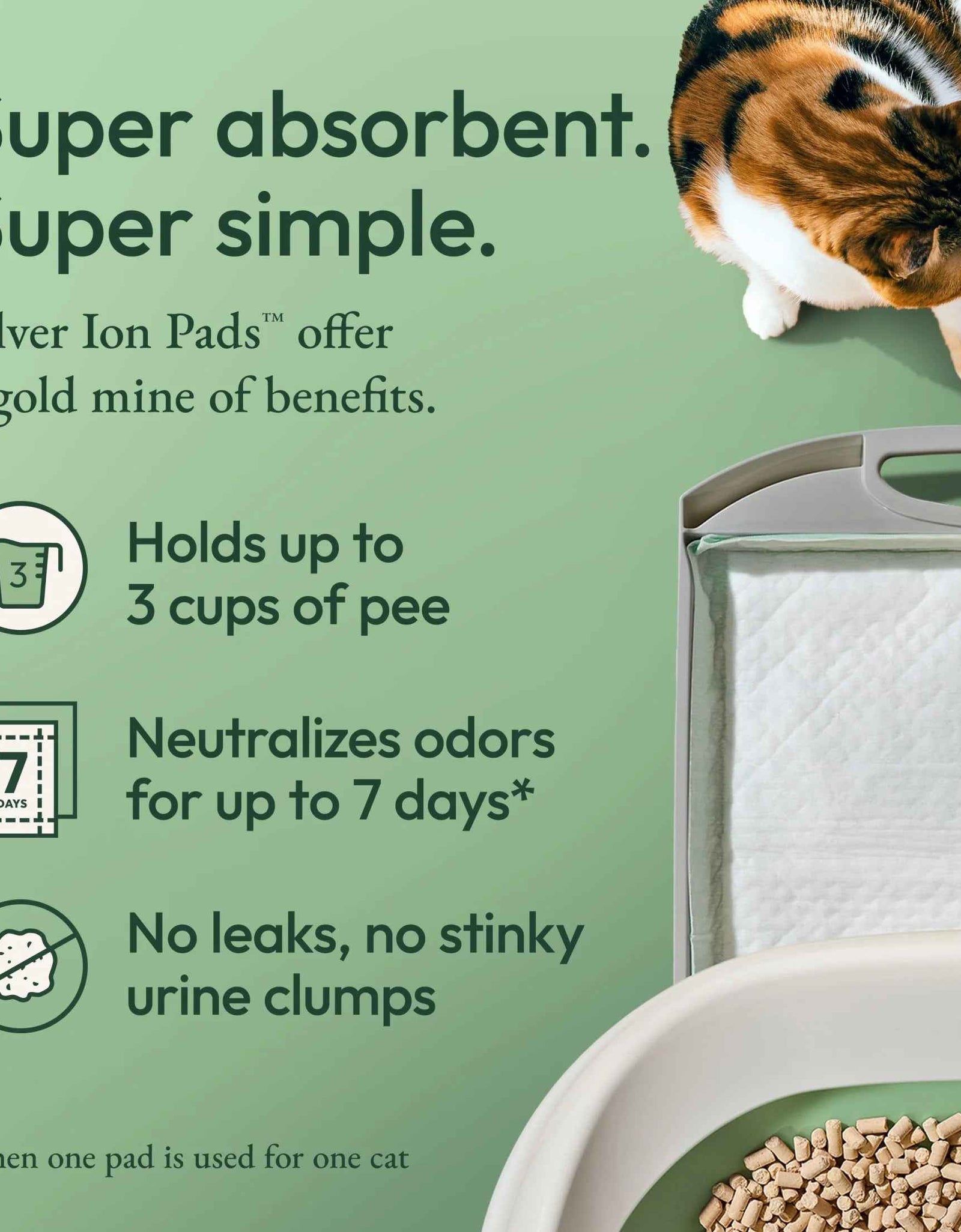 Purina  Breeze Cat Litter System Refill Pack with Ion Cat Litter Pads and Zeolite Pellet Cat Litter