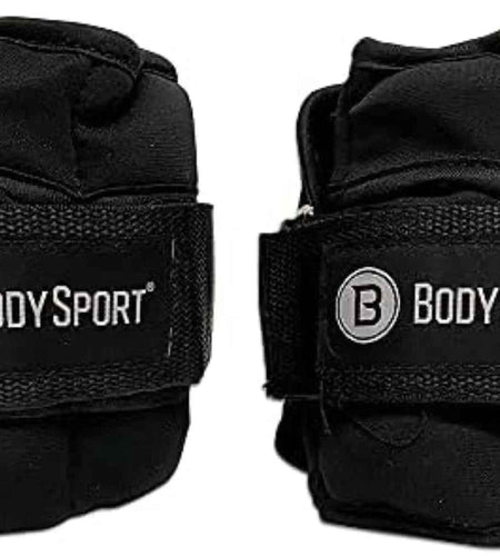 1 Pound – 5 Pound Black/Black Adjustable Ankle Weights for Men, Women, and Kids – Workout Aid for Added Resistance