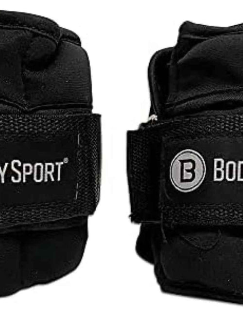 Load image into Gallery viewer, 1 Pound – 5 Pound Black/Black Adjustable Ankle Weights for Men, Women, and Kids – Workout Aid for Added Resistance
