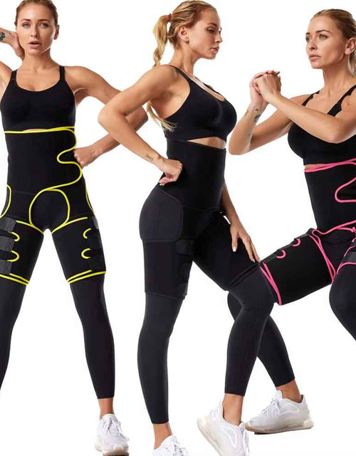 Load image into Gallery viewer, Body 3-In-1 Waist and Thigh Trimmer for Women Weight Loss Butt Lifter Waist Trainer Slimming Support Belt Hip Raise Shapewear
