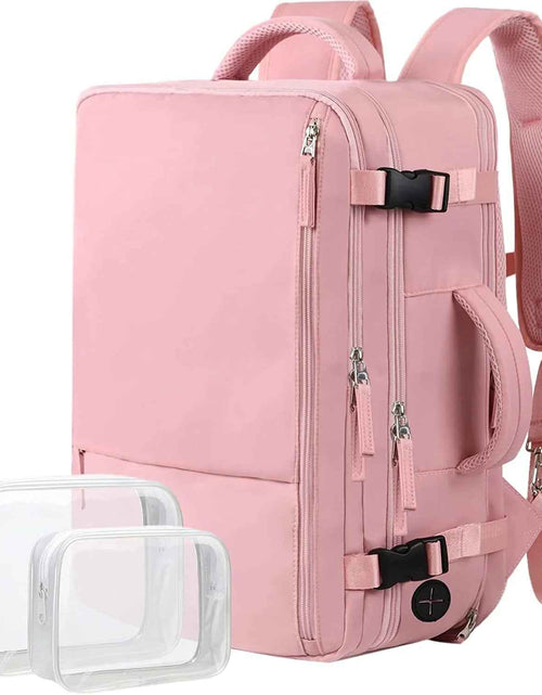 Load image into Gallery viewer, Extra Large Travel Backpack for Women,Carry on Backpack,17 Inch Laptop Backpack,Hiking Backpack,School Bag,Pink
