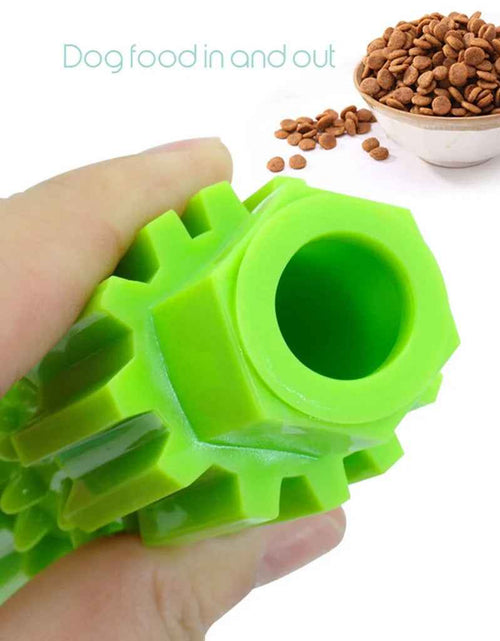 Load image into Gallery viewer, Dog Chew Toys for Aggressive Chewers,Treat Dog Dispensing Slow Feeder Durable Rubber Teeth Cleaning Tough Dog Puzzle Toys,Interactive Squeaky Dog Toy for Small/Medium Dogs"
