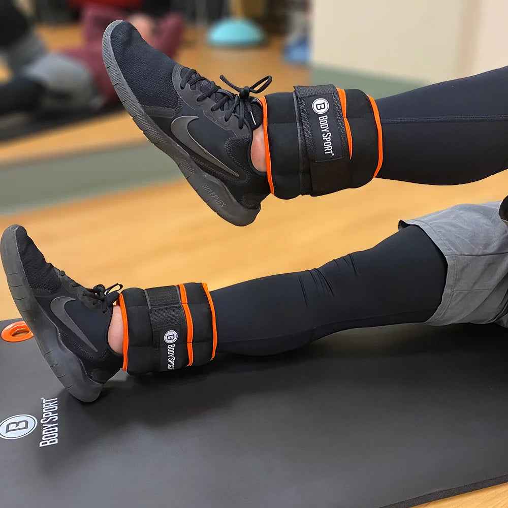 1 Pound – 5 Pound Black/Black Adjustable Ankle Weights for Men, Women, and Kids – Workout Aid for Added Resistance