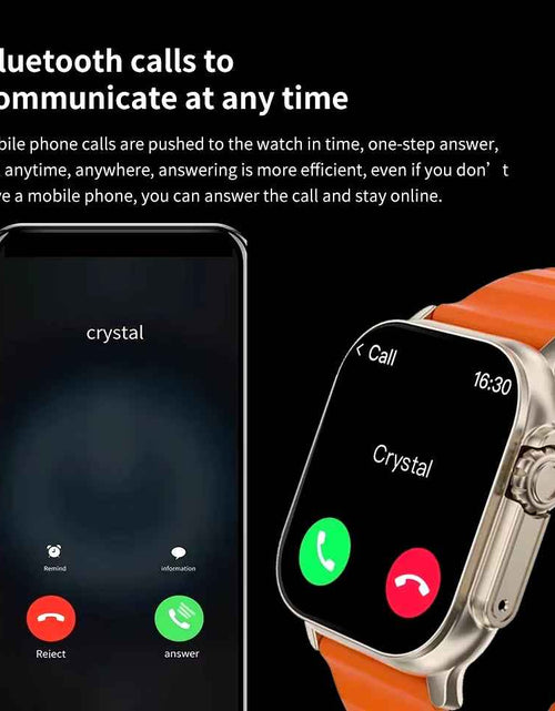 Load image into Gallery viewer, Smart Watch Bluetooth Talk Smartwatch Message Alert Heart Rate Monitor Sports Watch for Android IOS Men Women
