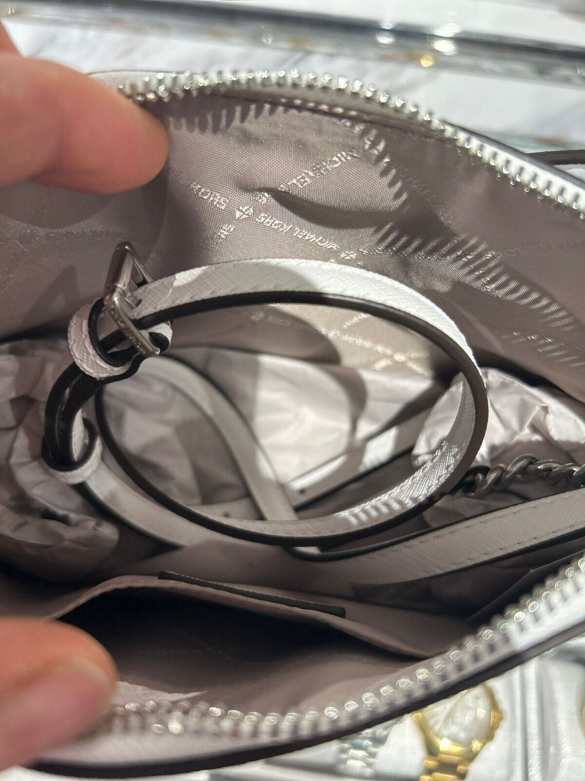 Michael Kors Lady PVC or Leather Crossbody Bag Handbag Messenger Purse Shoulder - Cedar Crate Collective