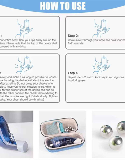 Load image into Gallery viewer, Sonmol Nascool Mucus Removal Device – Advanced Lung Expander &amp; Phlegm Clearance Trainer for Easier Breathing
