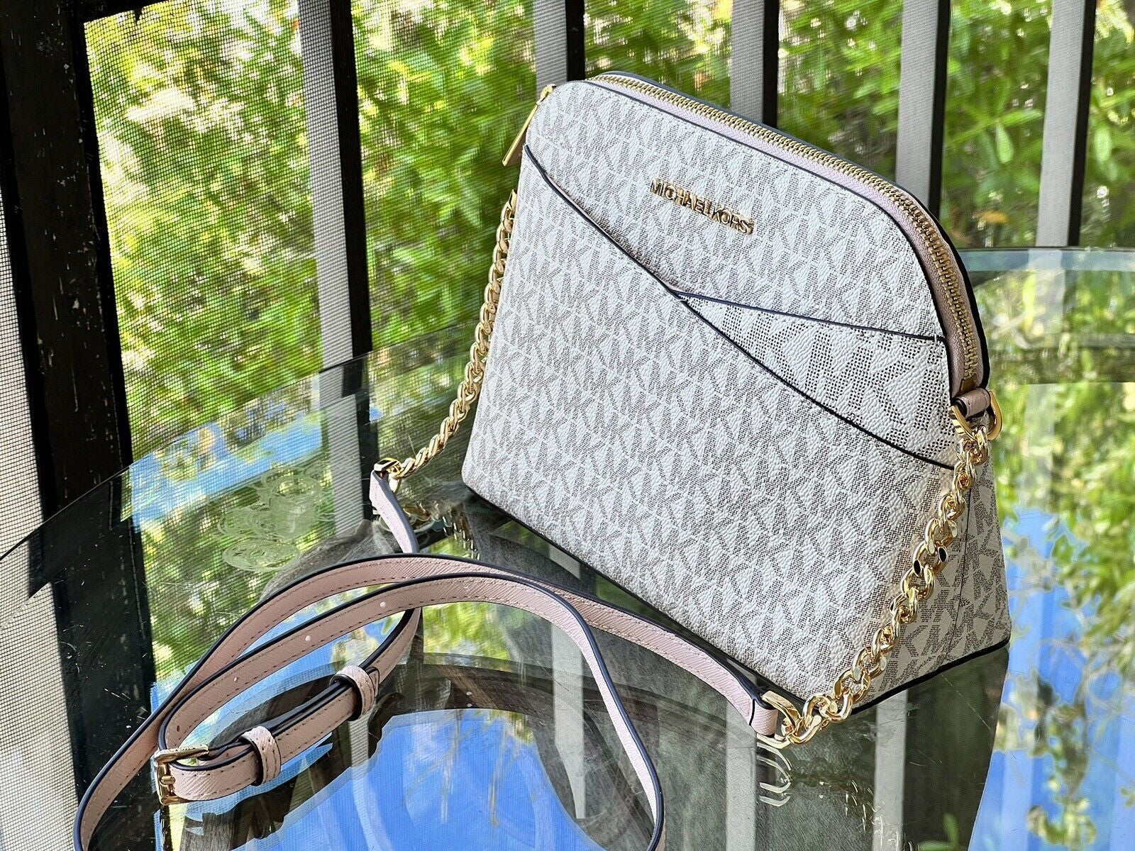 Michael Kors Lady PVC or Leather Crossbody Bag Handbag Messenger Purse Shoulder - Cedar Crate Collective