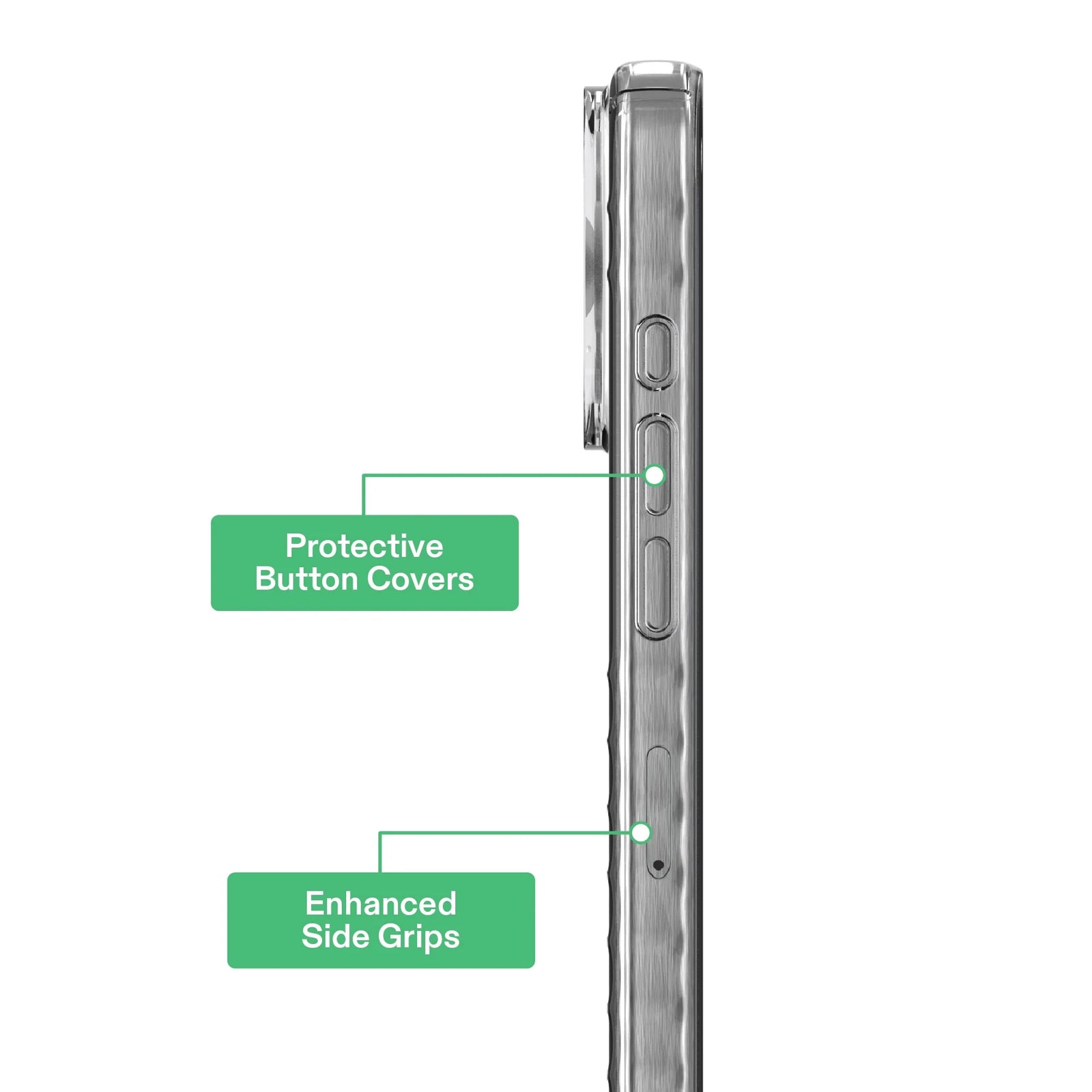 Protective Gel Phone Case for Iphone 16 Pro Max - Clear - Cedar Crate Collective