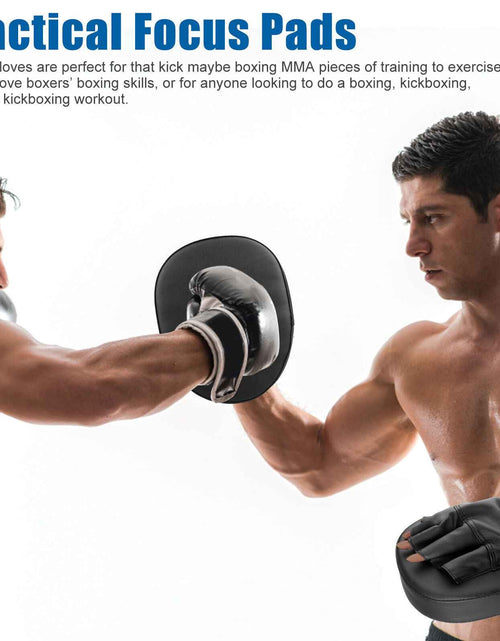 Load image into Gallery viewer, 2/4PCS Boxing Punching MMA Mitts PU Gloves Target Focus Pad Gear for Kickboxing
