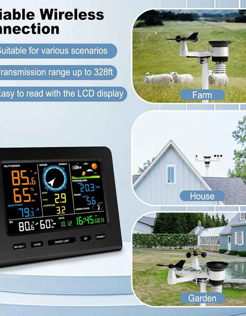 Load image into Gallery viewer, SmartWeather Pro™ – WiFi Wireless Indoor &amp; Outdoor Weather Station with Rain, Wind &amp; Temp Monitoring

