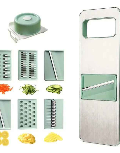 Load image into Gallery viewer, ChopMaster 6-in-1 Manual Vegetable Chopper – Ultimate Kitchen Slicer for Fast, Easy Prep  Description:
