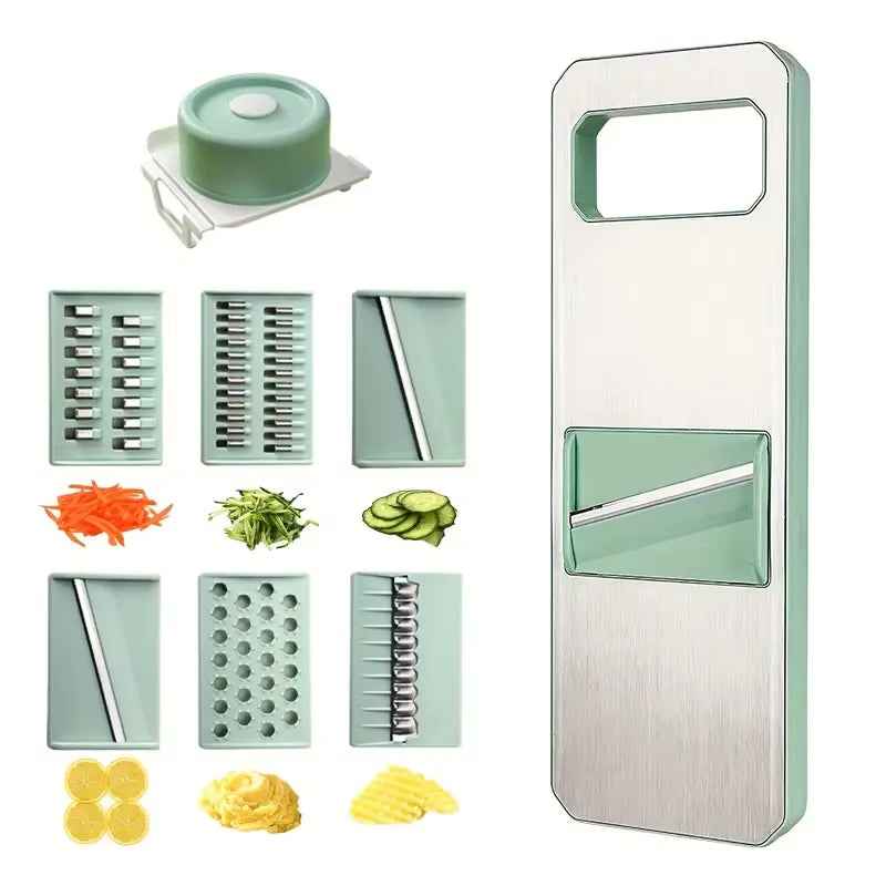 ChopMaster 6-in-1 Manual Vegetable Chopper – Ultimate Kitchen Slicer for Fast, Easy Prep  Description: