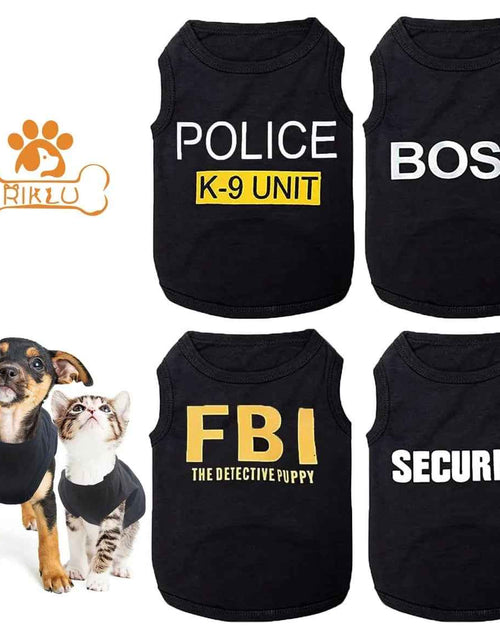 Load image into Gallery viewer, 4 Packs Dog Shirts for Small Dog,  Pet T-Shirts Clothes Vest for Puppy Boy Girl S
