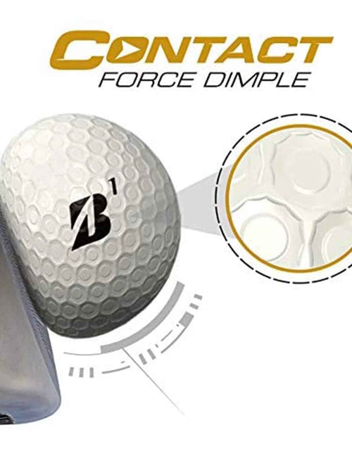 Load image into Gallery viewer, Bridgestone E12 CONTACT Golf Balls W/ Contact Force Dimples, White, 12 Pack
