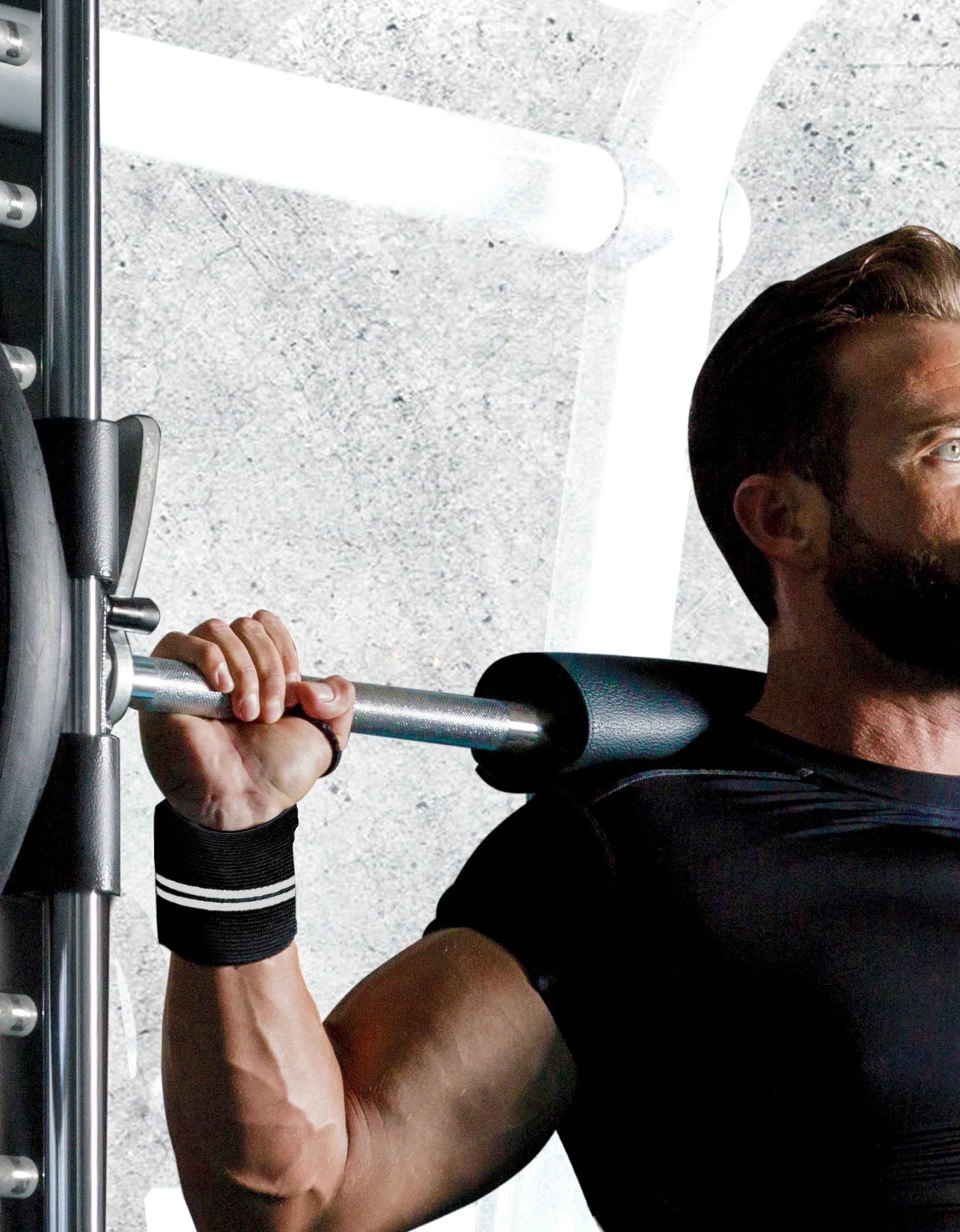 Fitness Weight Lifting Wrist Wraps with Thumb Loops, Pair