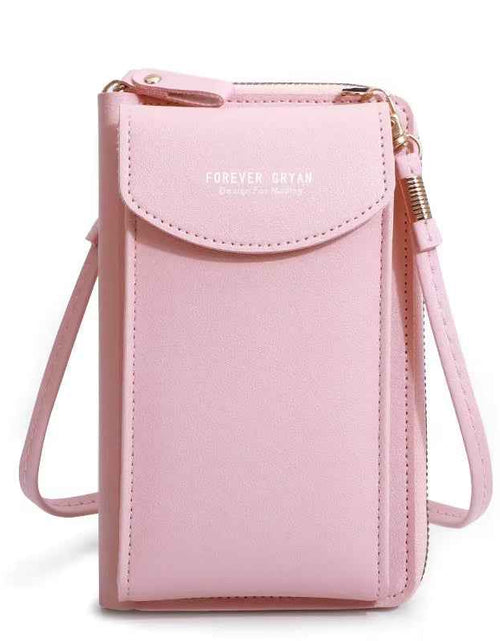 Load image into Gallery viewer, Elegance On-the-Go – Luxe PU Leather Crossbody Shoulder Bag with Phone &amp; Card Organizer
