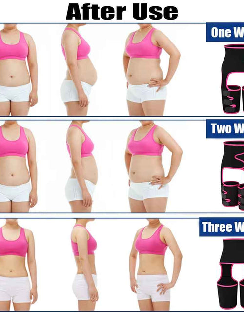 Load image into Gallery viewer, Body 3-In-1 Waist and Thigh Trimmer for Women Weight Loss Butt Lifter Waist Trainer Slimming Support Belt Hip Raise Shapewear

