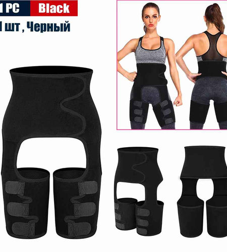 Body 3-In-1 Waist and Thigh Trimmer for Women Weight Loss Butt Lifter Waist Trainer Slimming Support Belt Hip Raise Shapewear