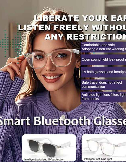 Load image into Gallery viewer, SoundSight Smart Glasses – Bluetooth Sunglasses with Built-In Earphones, UV400 Polarized Lenses &amp; Hands-Free Calling
