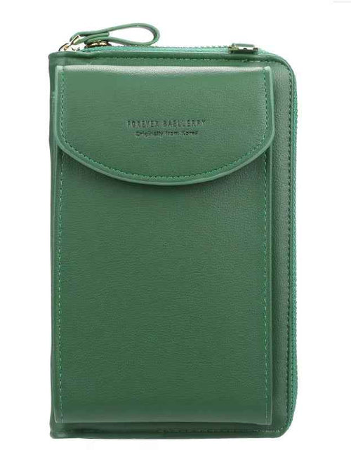 Load image into Gallery viewer, Elegance On-the-Go – Luxe PU Leather Crossbody Shoulder Bag with Phone &amp; Card Organizer
