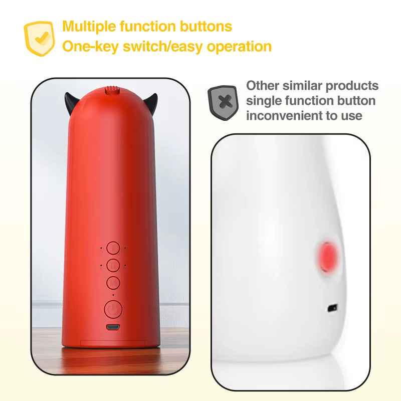 Automatic Cat Laser Toys Interactive Smart Teasing 360 Irregular Rotation Cat Exercise Sports Handheld Electronic Cat Toys