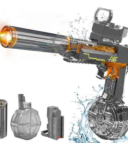 Aquablaze™ Electric Water Blaster – LED Power Squirt Gun for Epic Summer Battles