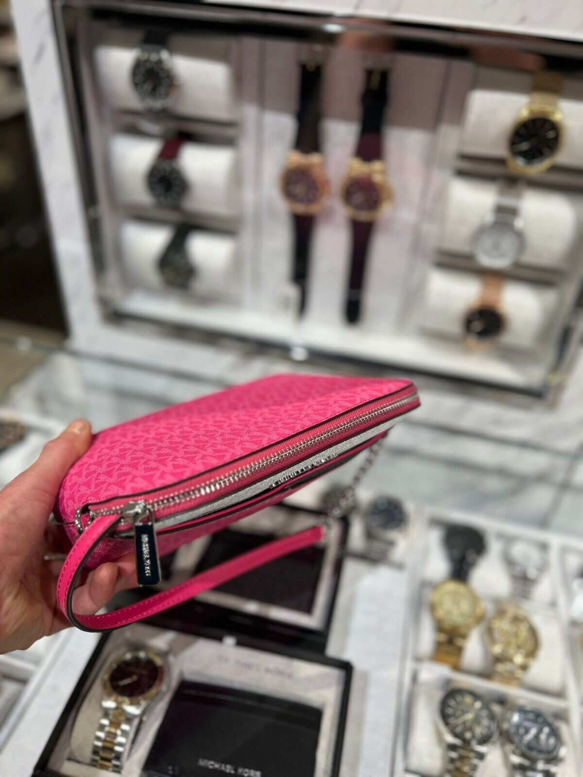 Michael Kors Lady PVC or Leather Crossbody Bag Handbag Messenger Purse Shoulder - Cedar Crate Collective