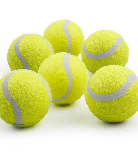 Dog Tennis Ball Toy, 6Pcs Fetch Balls for Puppy to Small Dogs (2-Inch AFP Mini Automatic Ball Launcher Refills)