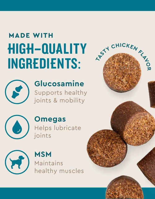 Load image into Gallery viewer, (3 Pack) Vetiq Hip &amp; Joint Supplement for Dogs, Chicken Flavored Soft Chews, 7.4 Oz, 60 Count
