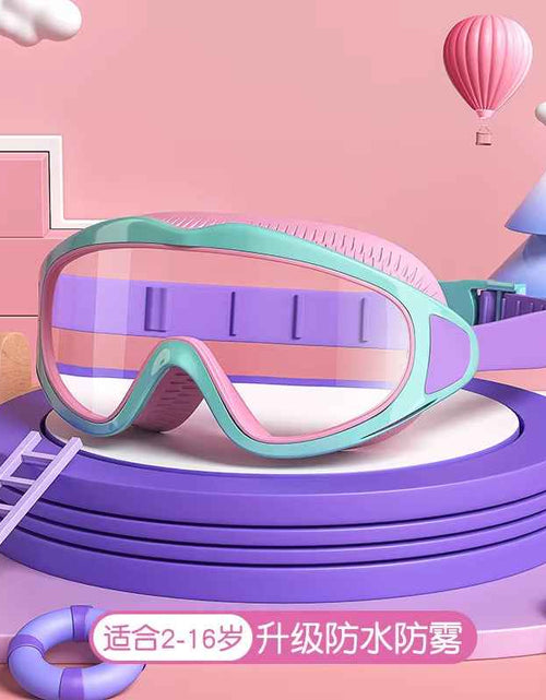 Load image into Gallery viewer, AquaChamp Kids Swim Set – Waterproof Anti-Fog Swimming Goggles &amp; Cap with Protective Case
