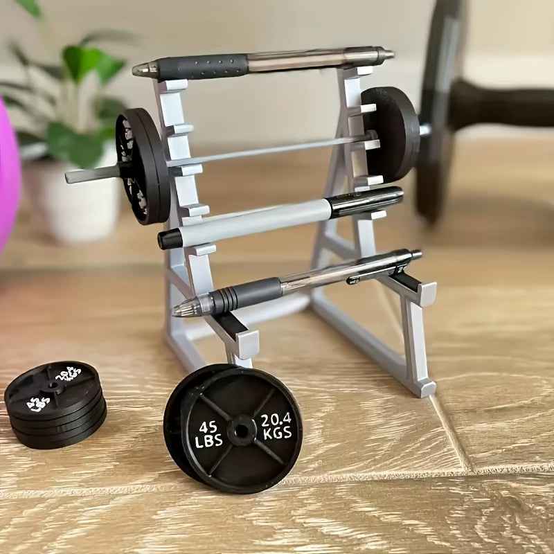 Barbell Pen Holder – Lift Your Desk Game!