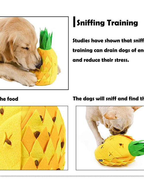 Load image into Gallery viewer, Dog Squeaky Toy, Interactive Dog Toy, Dog Puzzle Toy for Smelling Feeding Training, Dog Plush Toy for Small Medium and Large Dogs
