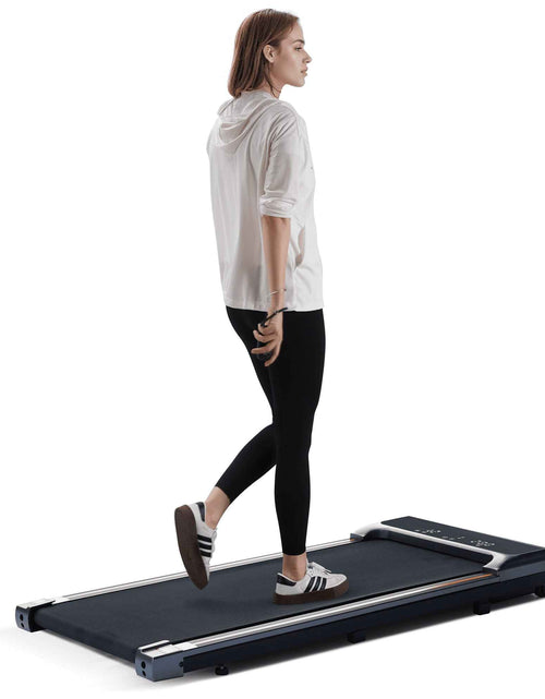 Load image into Gallery viewer, Walking Pad under Desk Treadmill with Remote Control Lightweight 2 in 1 Exercise Treadmill 0.6 to 3.8 Speed Range for Home Office Workout
