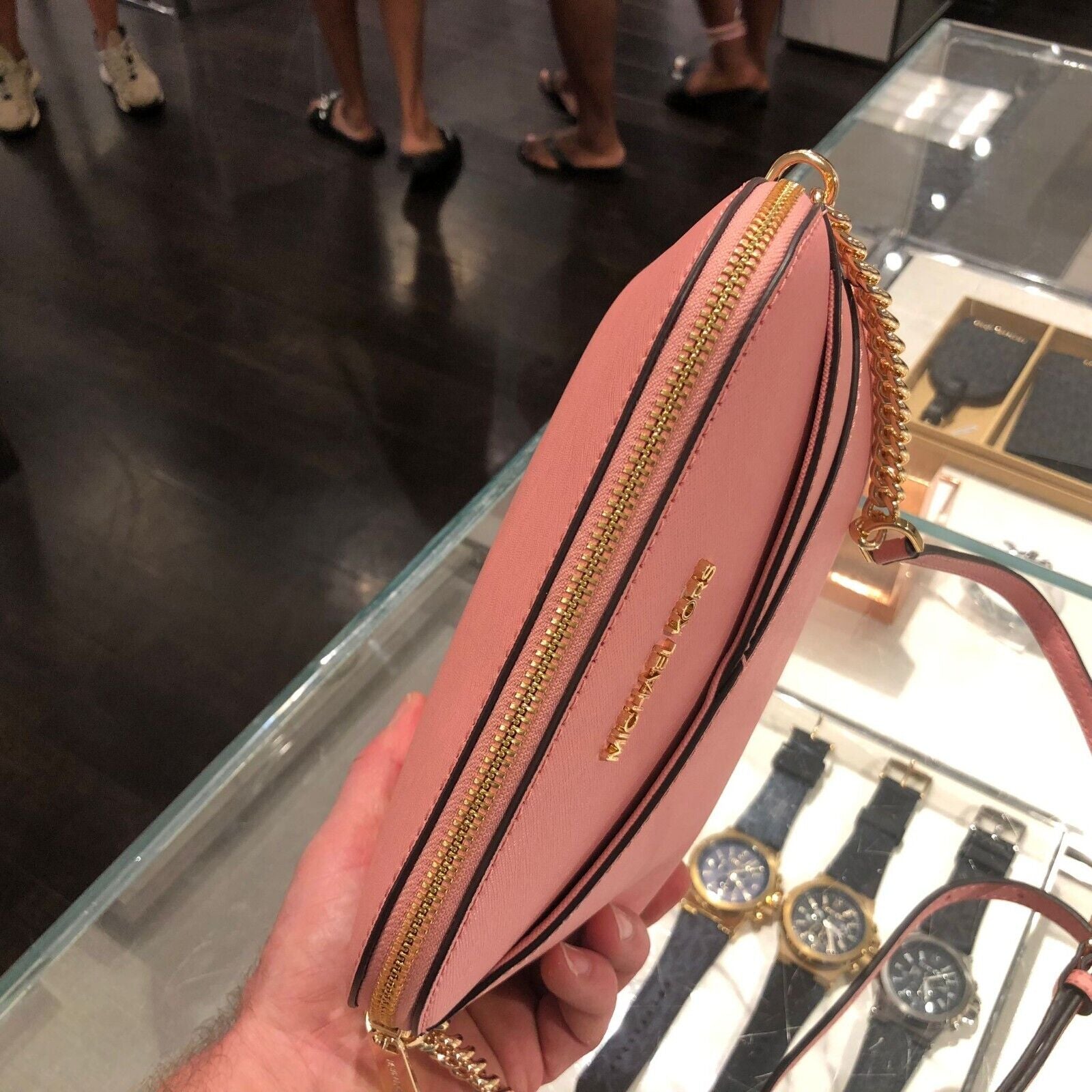 Michael Kors Lady PVC or Leather Crossbody Bag Handbag Messenger Purse Shoulder - Cedar Crate Collective