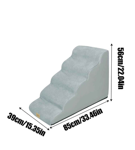 Pet Training Stairs with Removable Cover, 3, 4, 5 Steps, Bed, Sofa, Cats, Ladder, Ramp, XL