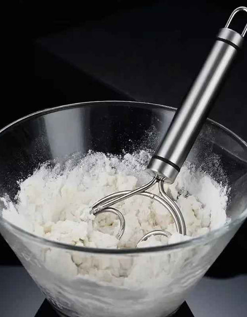 Load image into Gallery viewer, Baker’s Best Danish Dough Whisk – Dutch-Style Stainless Steel Hand Mixer for Effortless Bread, Biscuits &amp; Cakes
