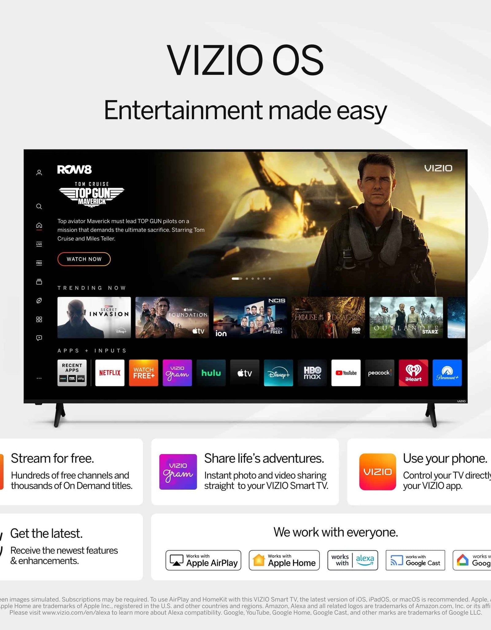 32” Class HD 720P LED Smart TV (VHD32M-08)