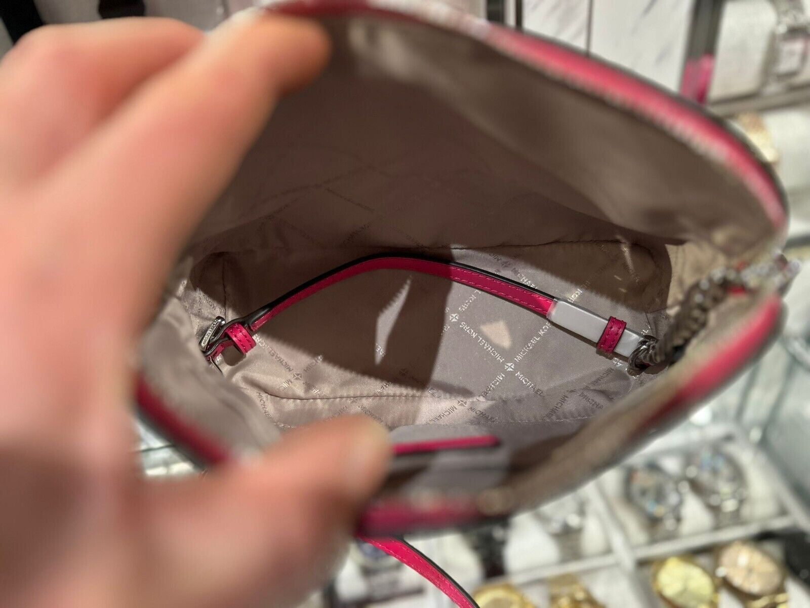 Michael Kors Lady PVC or Leather Crossbody Bag Handbag Messenger Purse Shoulder - Cedar Crate Collective