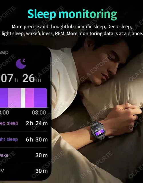 Load image into Gallery viewer, Original Men Smartwatch Flashlight Bluetooth Call Fitness Clock IP68 Waterproof Sports Men for Android IOS Smart Watch 2025 New
