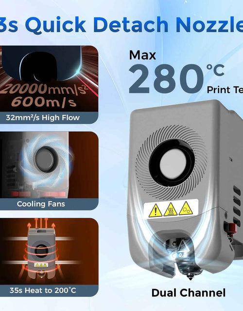 Load image into Gallery viewer, Adventurer 5M 3D Printer, Fully Auto Leveling &amp; 600Mm/S High Speed Printing, Black
