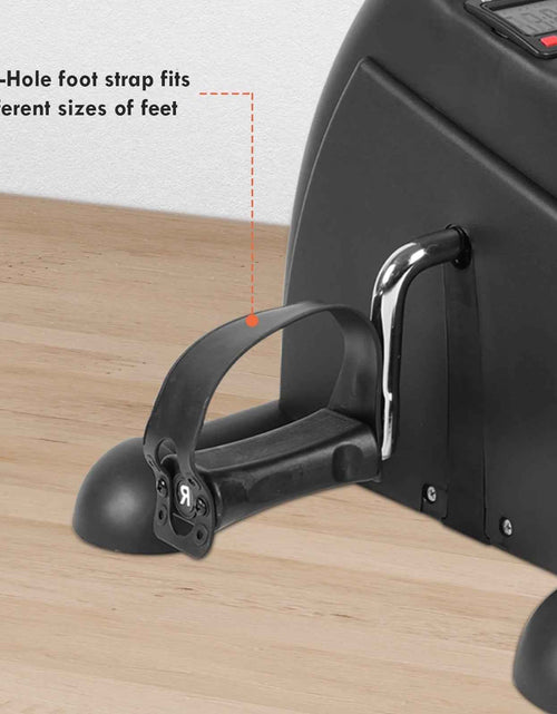 Load image into Gallery viewer, Mini Indoor Pedal Exerciser Cycle Bike Leg Arm Desk W/Lcd Display Fitness Portable Pedal Stationary Bike Home Exercise Black
