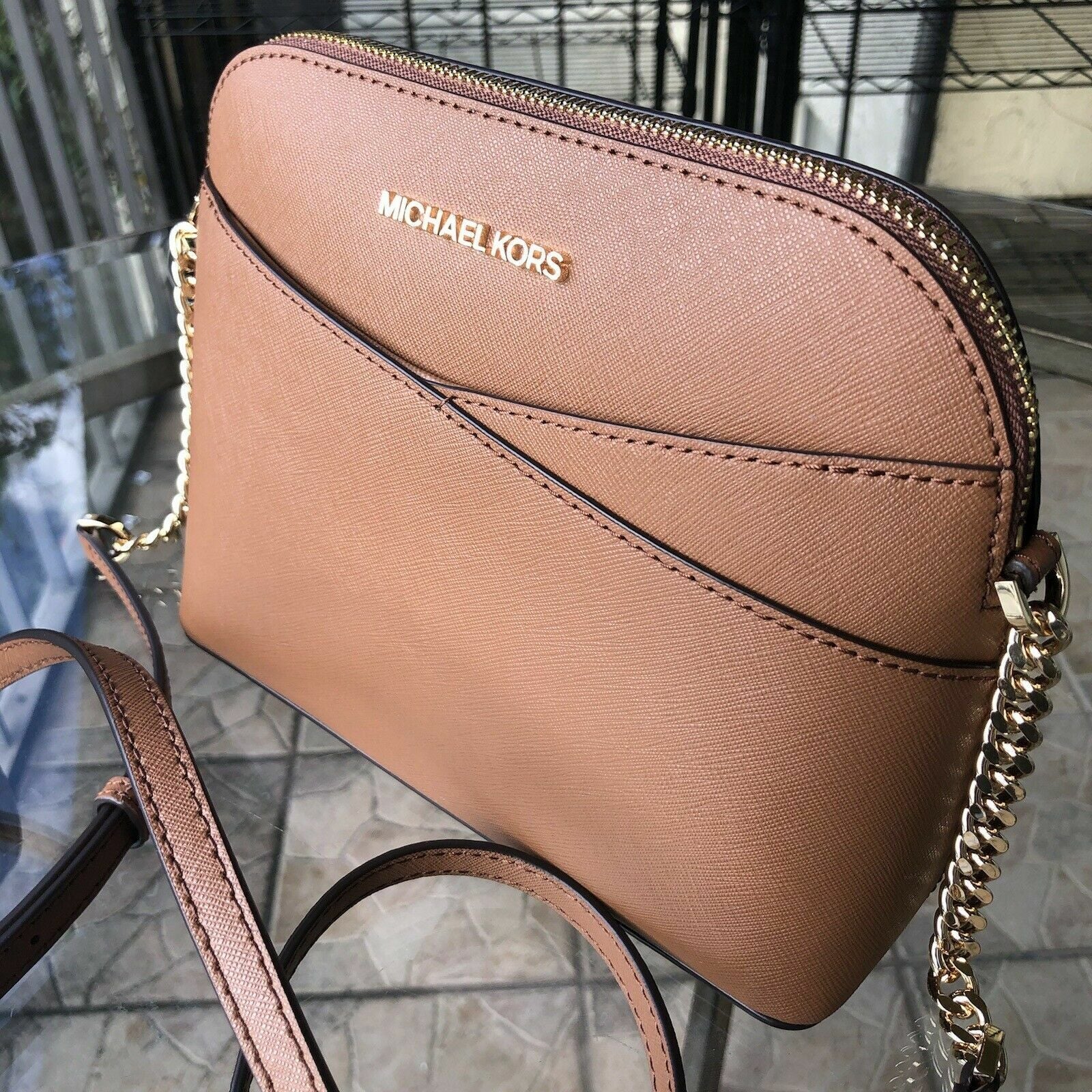 Michael Kors Lady PVC or Leather Crossbody Bag Handbag Messenger Purse Shoulder - Cedar Crate Collective