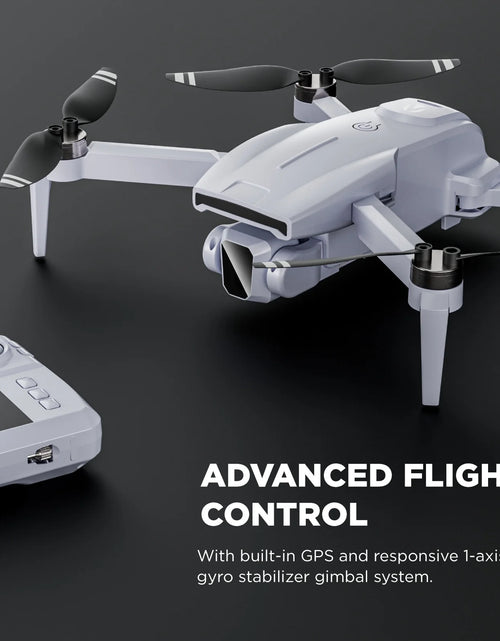 Load image into Gallery viewer, Skytrek GPS Foldable Video Drone with 1080P HD Camera, 2.8” Live Video Controller, Brushless Motors, Auto Return, and Travel Carry Case, Drone for Beginners, Aerial Photography, and Outdoor
