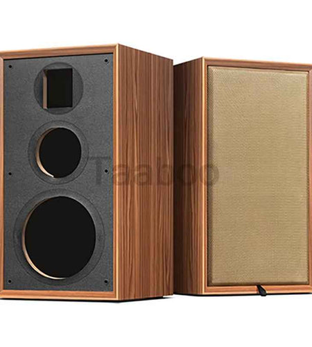 8 Inch Three-Way Labyrinth Speaker Empty Box Bookshelf Speaker Home Speaker DIY Hifi Audio Wooden Handmade Box Passive Speaker