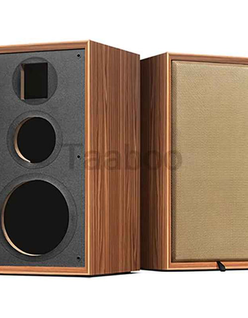 Load image into Gallery viewer, 8 Inch Three-Way Labyrinth Speaker Empty Box Bookshelf Speaker Home Speaker DIY Hifi Audio Wooden Handmade Box Passive Speaker
