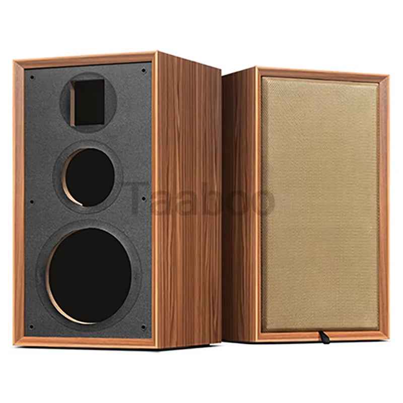 8 Inch Three-Way Labyrinth Speaker Empty Box Bookshelf Speaker Home Speaker DIY Hifi Audio Wooden Handmade Box Passive Speaker