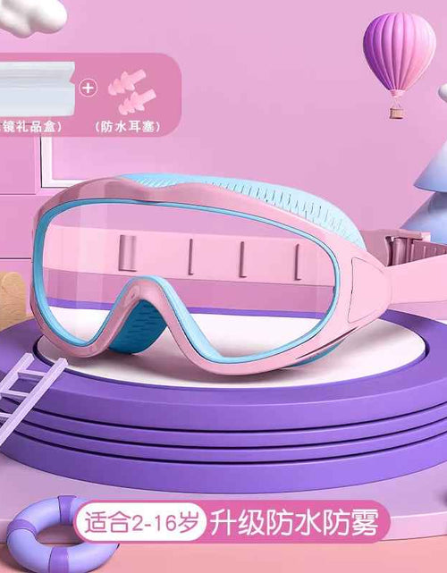 Load image into Gallery viewer, AquaChamp Kids Swim Set – Waterproof Anti-Fog Swimming Goggles &amp; Cap with Protective Case
