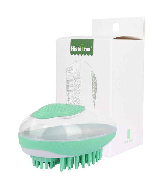 Load image into Gallery viewer, Dog Cat Bath Brush 2-In-1 Pet SPA Massage Comb Soft Silicone Pets Shower Hair Grooming Cmob Dog Cleaning Tool Pet Products
