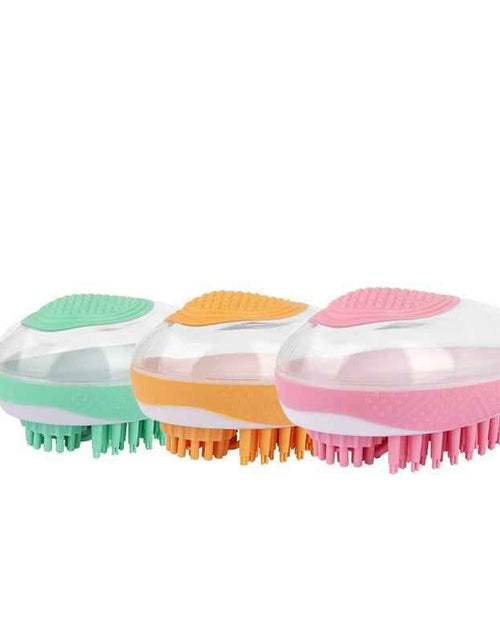 Load image into Gallery viewer, Dog Cat Bath Brush 2-In-1 Pet SPA Massage Comb Soft Silicone Pets Shower Hair Grooming Cmob Dog Cleaning Tool Pet Products
